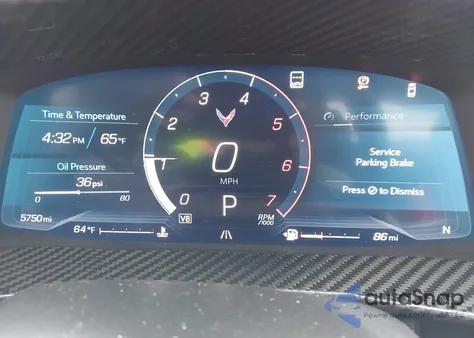 2021 Chevrolet Corvette Stingray Rwd 2Lt из США, поврежденный, VIN 1G1YB2D41M5101894